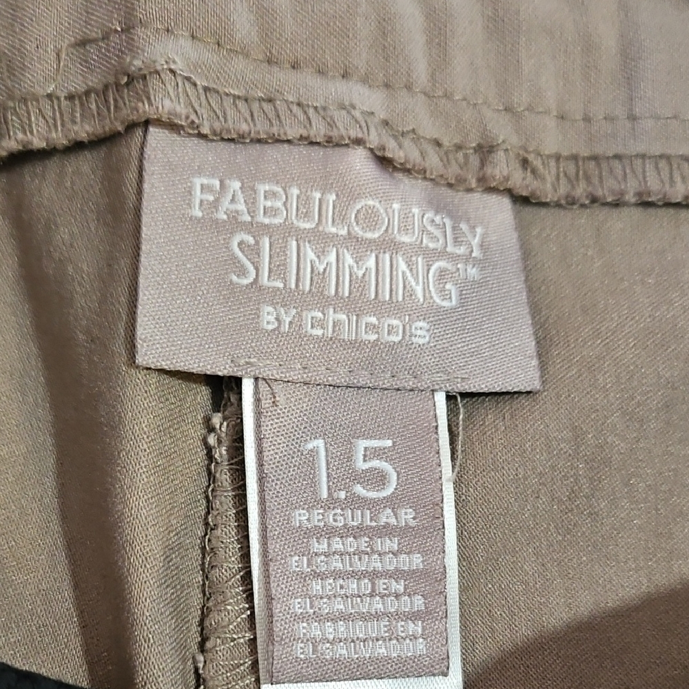 Chico's Fabulously Slimming Pants - Brown